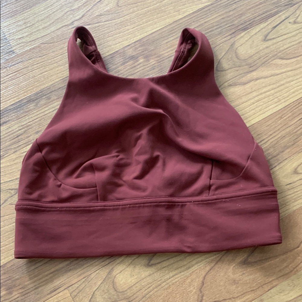 lululemon athletica Burgundy Sports Bra